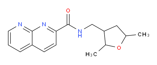 N-((2,5-dimethyltetrahydrofuran-3-yl)methyl)-1,8-naphthyridine-2-carboxamide