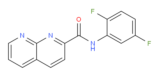 N-(2,5-difluorophenyl)-1,8-naphthyridine-2-carboxamide