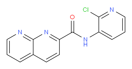 N-(2-chloropyridin-3-yl)-1,8-naphthyridine-2-carboxamide