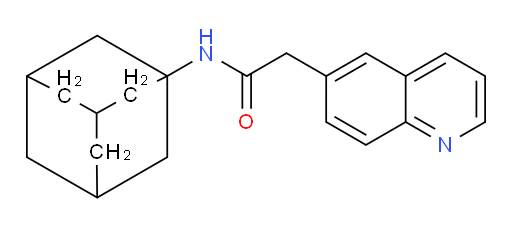 N-(adamantan-1-yl)-2-(quinolin-6-yl)acetamide