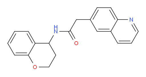 N-(chroman-4-yl)-2-(quinolin-6-yl)acetamide