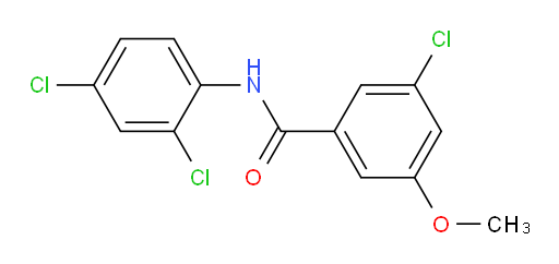 3-chloro-N-(2,4-dichlorophenyl)-5-methoxybenzamide
