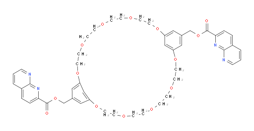 2,2'-[2,5,8,11,14,20,23,26,29,32-Decaoxatricyclo[31.3.1.115,19]octatriaconta-1(37),15,17,19(38),33,35-hexaene-17,35-diylbis(methylene)] di-1,8-naphthyridine-2-carboxylate