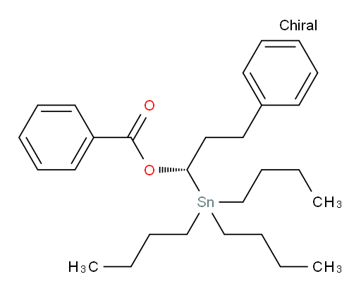(S)-3-phenyl-1-(tributylstannyl)propyl benzoate