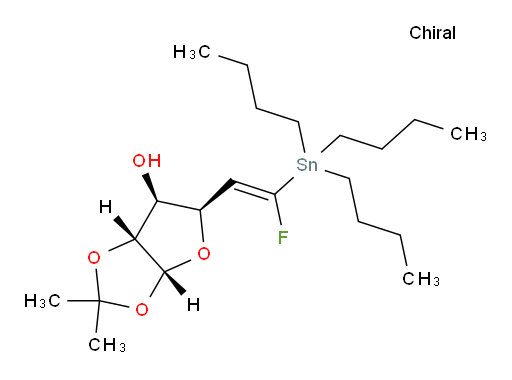 (3aR,5R,6S,6aR)-5-((E)-2-fluoro-2-(tributylstannyl)vinyl)-2,2-dimethyltetrahydrofuro[2,3-d][1,3]dioxol-6-ol