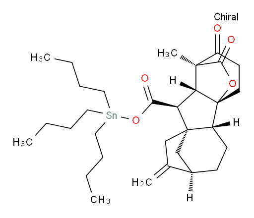 (1S,4aR,4bR,7R,9aR,10S,10aR)-tributylstannyl 1-methyl-8-methylene-2,13-dioxododecahydro-4a,1-(epoxymethano)-7,9a-methanobenzo[a]azulene-10-carboxylate
