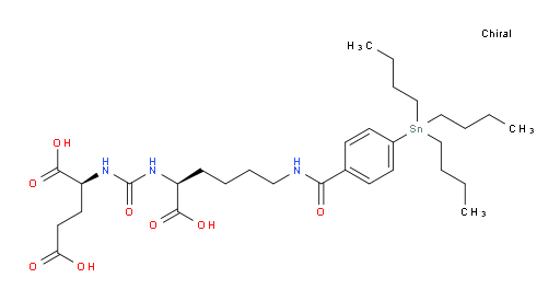 (S)-2-(3-((S)-1-carboxy-5-(4-(tributylstannyl)benzamido)pentyl)ureido)pentanedioic acid