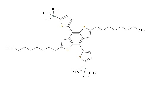 (5,5'-(2,6-dioctylbenzo[1,2-b:4,5-b']dithiophene-4,8-diyl)bis(thiophene-5,2-diyl))bis(trimethylstannane)