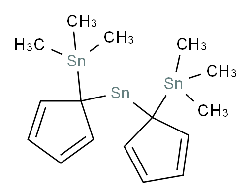 Tin, bis[1-(trimethylstannyl)-2,4-cyclopentadien-1-yl]-