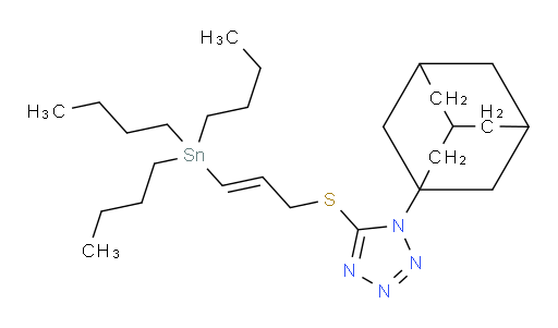 (E)-1-(adamantan-1-yl)-5-((3-(tributylstannyl)allyl)thio)-1H-tetrazole