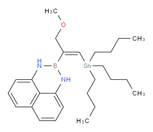 (E)-2-(3-甲氧基-1-(三丁基锡基)丙-1-烯-2-基)-2,3-二氢-1H-萘并[1,8-de][1,3,2]二氮杂borinine