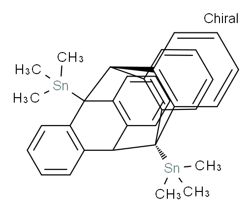 (5r,12r)-5,11-bis(trimethylstannyl)-5,6,11,12-tetrahydro-5,12:6,11-bis([1,2]benzeno)dibenzo[a,e][8]annulene