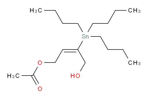 (E)-4-羟基-3-(三丁基锡基)丁-2-烯-1-基 乙酸酯