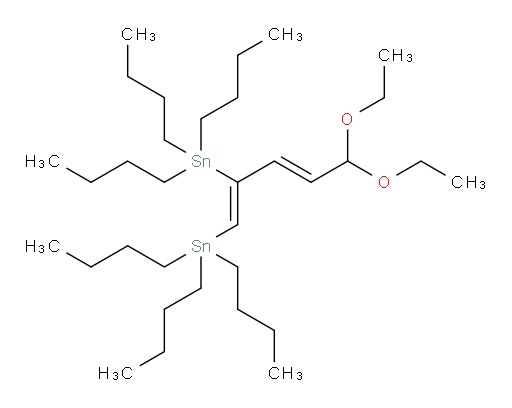 ((1Z,3E)-5,5-二乙氧基戊-1,3-二烯-1,2-二基)双(三丁基锡烷)