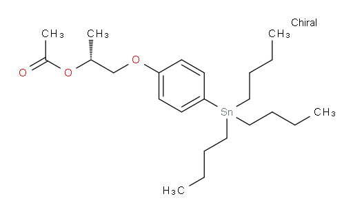 (R)-1-(4-(tributylstannyl)phenoxy)propan-2-yl acetate