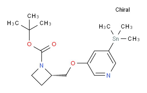 (S)-叔丁基 2-(((5-(三甲基锡基)吡啶-3-氧基))甲基)氮杂环丁烷-1-甲酸酯