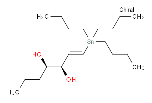 (1E,3R,4R,5E)-1-(三丁基锡基)庚-1,5-二烯-3,4-二醇
