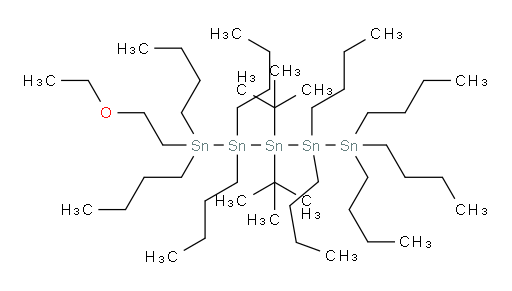 3,3-双-叔丁基-1,1,1,2,2,4,4,5,5-九丁基-5-(2-乙氧基乙基)五锡烷