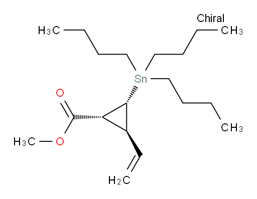 (1R,2R,3S)-甲基 2-(三丁基锡基)-3-乙烯基环丙烷甲酸酯