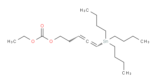 (S)-乙基 (5-(三丁基锡基)戊-3,4-二烯-1-基) 碳酸盐