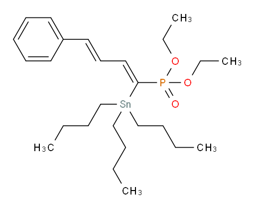 二乙基 ((1Z,3E)-4-苯基-1-(三丁基锡基)丁-1,3-二烯-1-基)磷酸酯