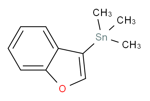 苯并呋喃-3-基三甲基锡烷