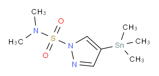 N,N-二甲基-4-(三甲基锡基)-1H-吡唑-1-磺酰胺