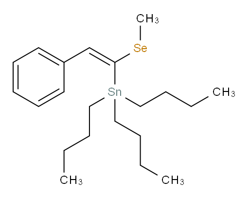 (Z)-三丁基(1-(甲基硒基)-2-苯基乙烯基)锡烷