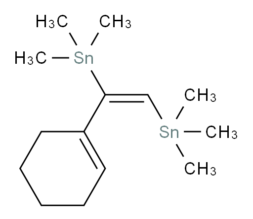 (E)-(1-(环己-1-烯-1-基)乙烯-1,2-二基)双(三甲基锡烷)