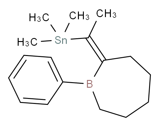 (E)-trimethyl(1-(1-phenylborepan-2-ylidene)ethyl)stannane