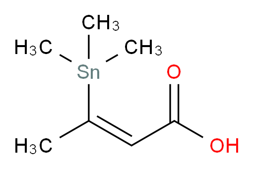 (Z)-3-(三甲基锡基)丁-2-烯酸