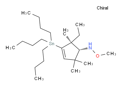 N-((1R,2S)-2-乙基-2,5,5-三甲基-3-(三丁基锡基)环戊-3-烯-1-基)-O-甲基羟基l胺