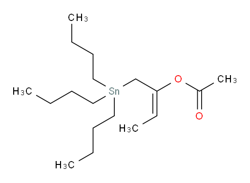 (E)-1-(三丁基锡基)丁-2-烯-2-基 乙酸酯