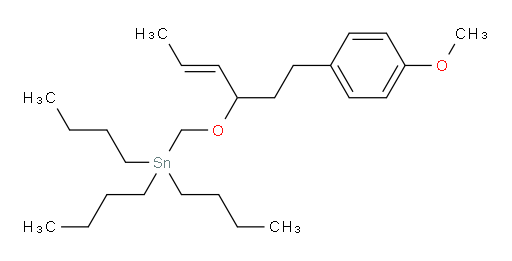 (E)-tributyl(((1-(4-methoxyphenyl)hex-4-en-3-yl)oxy)methyl)stannane