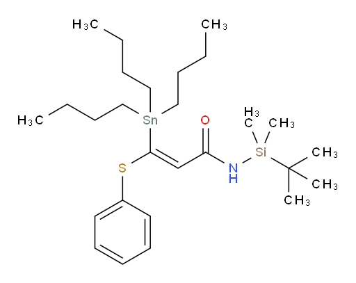 (Z)-N-(叔丁基二甲基硅烷基)-3-(苯基硫基)-3-(三丁基锡基)丙烯酰胺