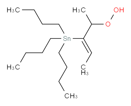 (Z)-tributyl(4-hydroperoxypent-2-en-3-yl)stannane