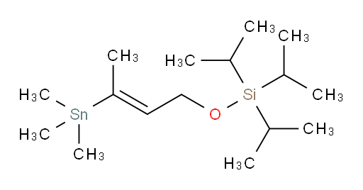 (E)-triisopropyl((3-(trimethylstannyl)but-2-en-1-yl)oxy)silane