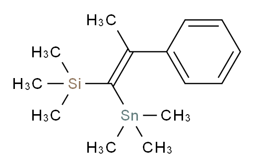 (Z)-trimethyl(2-phenyl-1-(trimethylstannyl)prop-1-en-1-yl)silane