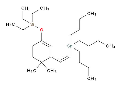 (Z)-((4,4-二甲基-3-(2-(三丁基锡基)乙烯基)环己-1-烯-1-氧基))三乙基硅烷