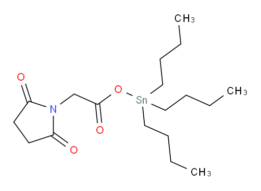 三丁基锡基 2-(2,5-二氧代吡咯烷-1-基)乙酸酯