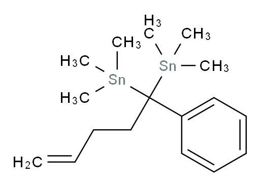 (1-苯基戊-4-烯-1,1-二基)双(三甲基锡烷)