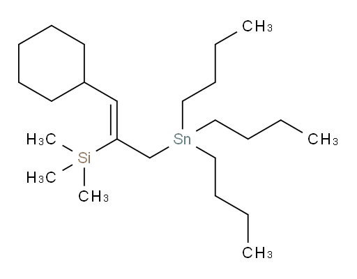 (Z)-(1-cyclohexyl-3-(tributylstannyl)prop-1-en-2-yl)trimethylsilane