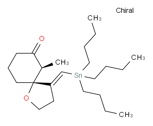 (5R,6S,E)-6-甲基-4-((三丁基锡基)亚甲基)-1-氧杂螺[4.5]癸烷-7-酮