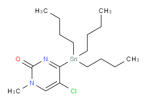 5-氯-1-甲基-4-(三丁基锡基)嘧啶-2(1H)-酮