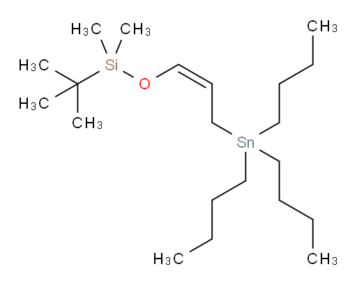(Z)-tert-butyldimethyl((3-(tributylstannyl)prop-1-en-1-yl)oxy)silane