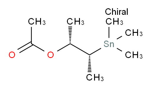 (2R,3R)-3-(trimethylstannyl)butan-2-yl acetate