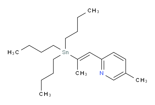(E)-5-methyl-2-(2-(tributylstannyl)prop-1-en-1-yl)pyridine