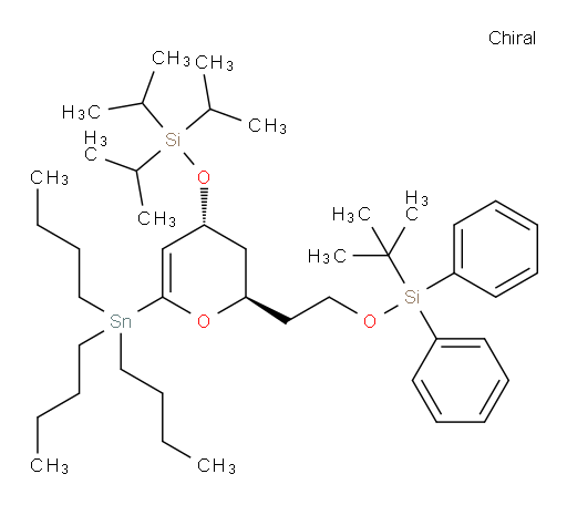 叔丁基二苯基(2-((2R,4R)-6-(三丁基锡基)-4-((三异丙基sil氧基))-3,4-二氢-2H-吡喃-2-基)乙氧基)硅烷