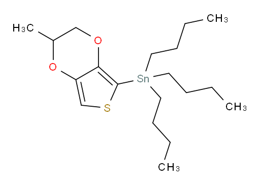 三丁基(2-甲基-2,3-二氢噻吩并[3,4-b][1,4]二噁烯-5-基)锡烷