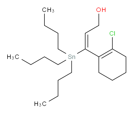 (E)-3-(2-氯环己-1-烯-1-基)-3-(三丁基锡基)丙-2-烯-1-醇
